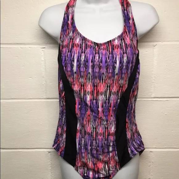 Catalina one piece multi color nylon swimsuit - Picture 1 of 4